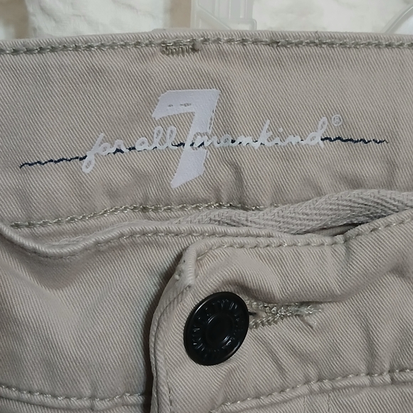 7 For All Mankind Men's Slim Fit Tan Jeans - Picture 2 of 9